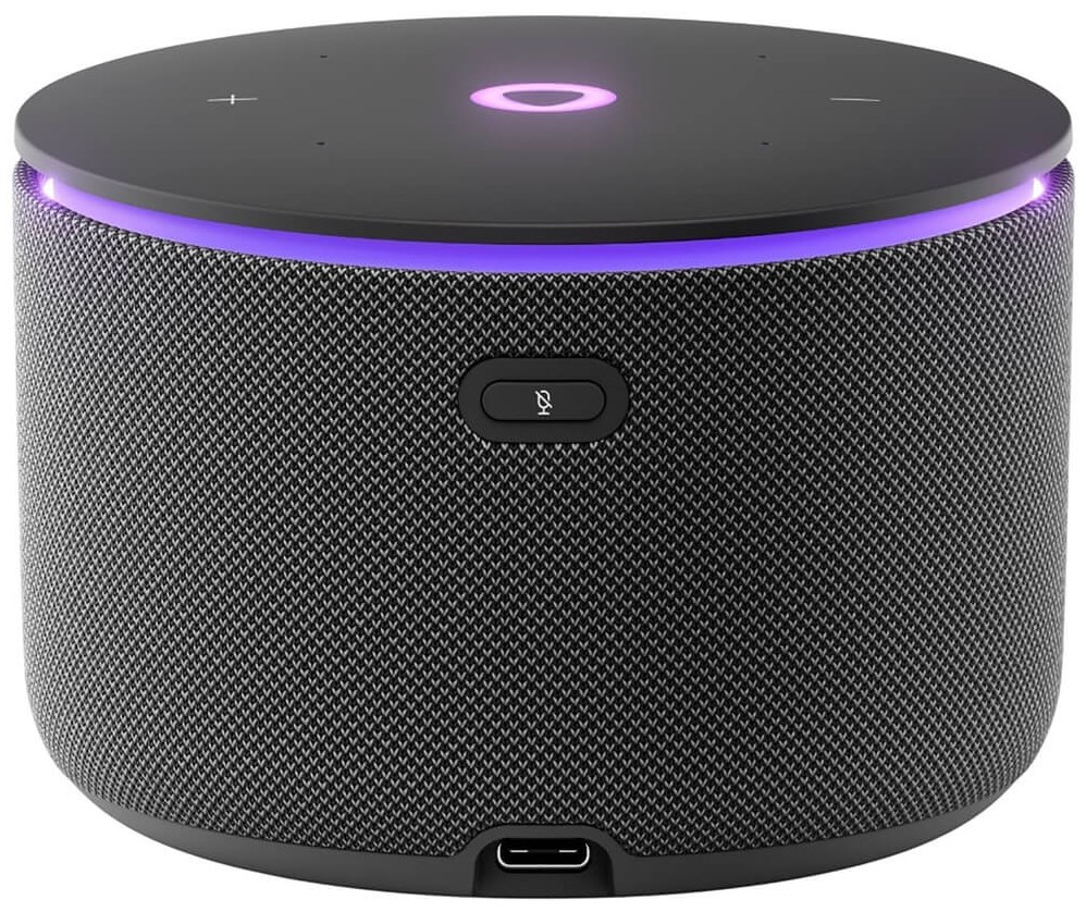 Умная колонка Яндекс Станция Мини 3 Про с Zigbee черный YNDX-00059BLK